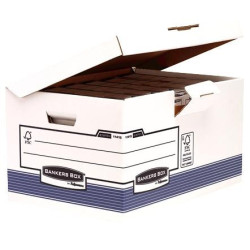 (1141501) FELLOWES MAXI CONTENEDOR DE ARCHIVOS CON TAPA FIJA SYSTEM AZUL