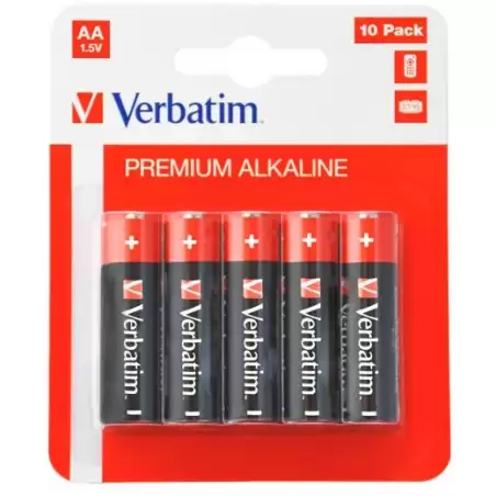 (49875) VERBATIM PILAS ALCALINAS AA - LR06 - PACK 10 UDS