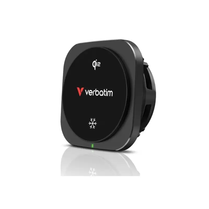 (31861) VERBATIM CARGADOR  INALÁMBRICO DE TELEFONO MAGNETICO PARA EL COCHE QI2