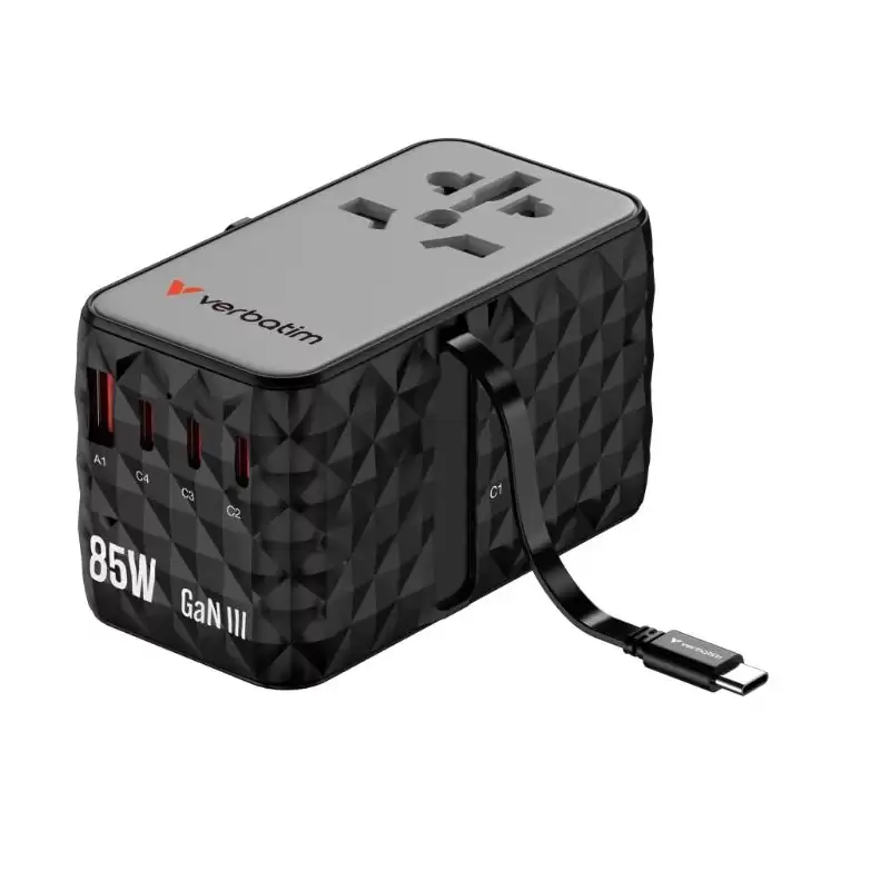 (32127) VERBATIM CARGADOR INALÁMBRICO GAN DE TELEFONO MAGNETICO DIAMON 85W