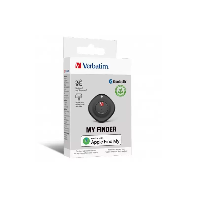 (32130) VERBATIM LOCALIZADOR DE LLAVES SOLO PARA APPLE CON LA APLICACION MY FINDER
