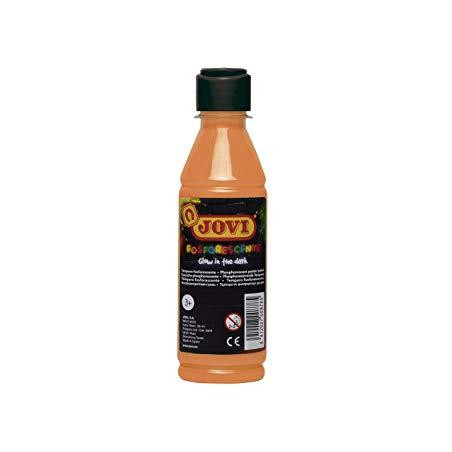 (51906) JOVI TÉMPERA FOSFORESCENTE NARANJA BOTELLA DE 250ML