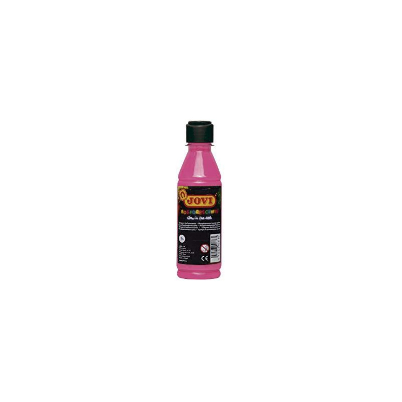 (51908) JOVI TÉMPERA FOSFORESCENTE MAGENTA BOTELLA DE 250ML
