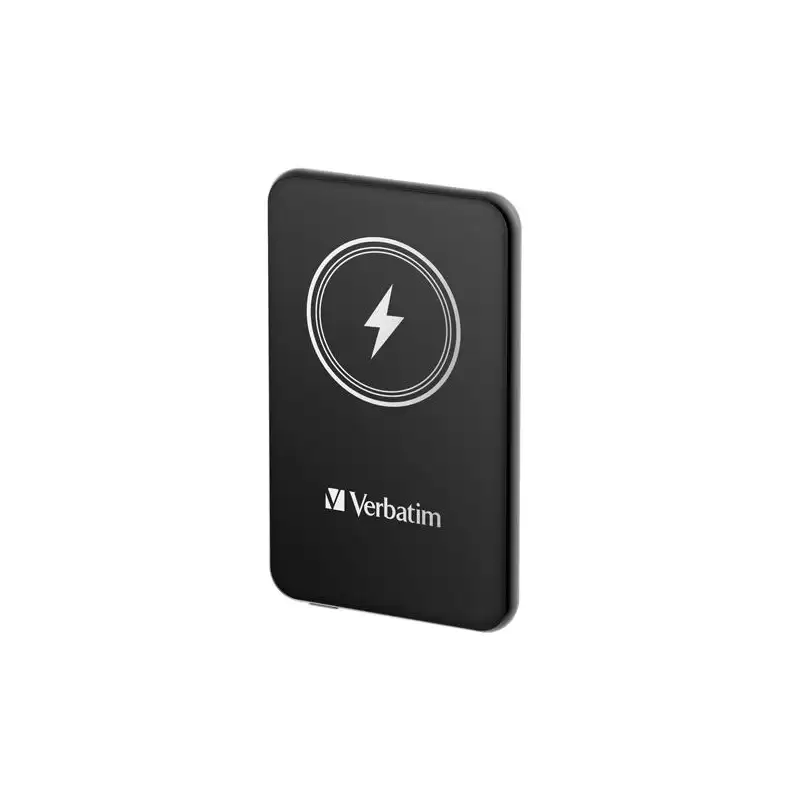 (32245) VERBATIM CARGADOR INALAMBRICO POWER BANK 10K MAH 1XUSB-C NEGRO