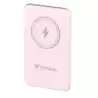(32248) VERBATIM CARGADOR INALAMBRICO POWER BANK 10K MAH 1XUSB-C ROSA