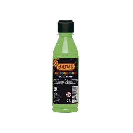 (51917) JOVI TÉMPERA FOSFORESCENTE VERDE BOTELLA DE 250ML