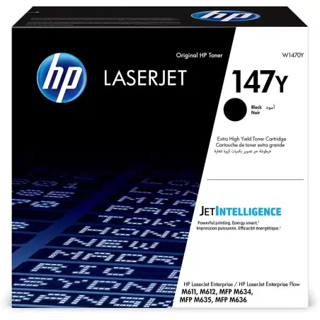 (W1470Y) HP TONER NEGRO LASER M611