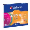 (43557) VERBATIM DVD-R COLOUR