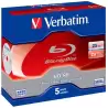 (43615) VERBATIM BD-R BLU-RAY 25GB 6X SPEED DATALIFE - 5 EN CAJA JEWEL