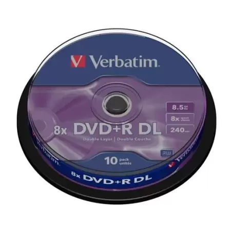 (43666) VERBATIM DVD+R DOBLE CAPA