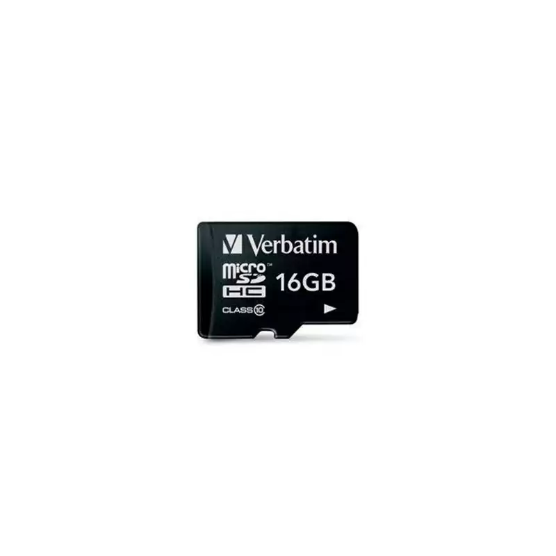 (44010) VERBATIM TARJETA MICRO SDHC 16GB CLASE 10