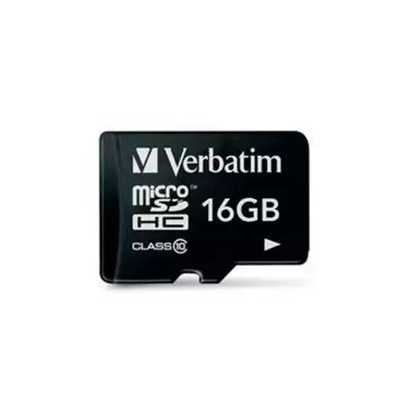 (44010) VERBATIM TARJETA MICRO SDHC 16GB CLASE 10