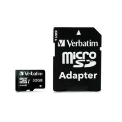 (44083) VERBATIM TARJETA MICRO SDHC 32GB CLASE 10 C/ADAPTADOR