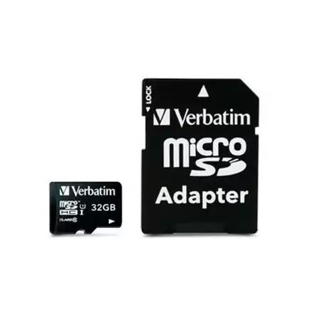 (44083) VERBATIM TARJETA MICRO SDHC 32GB CLASE 10 C/ADAPTADOR
