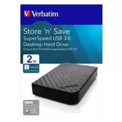 (47683) VERBATIM DISCO DURO EXTERNO STORE ´N´ SAVE 2TB HDD 3