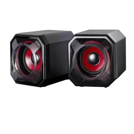 (48820) VERBATIM ALTAVOCES SUREFIRE GATOR EYE / 5W / GAMING SPEAKERS RED