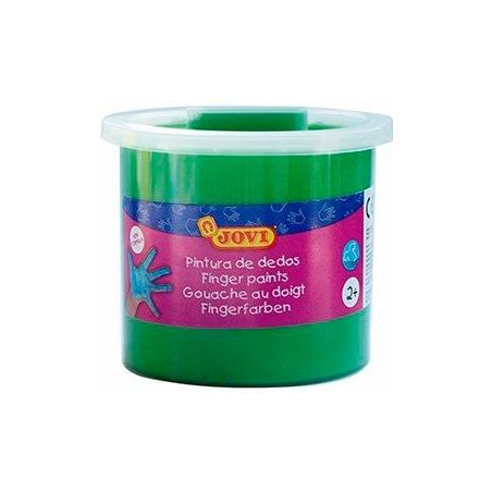 (56017) JOVI ESTUCHE 5 BOTES PINTURA DE DEDOS 125ML VERDE