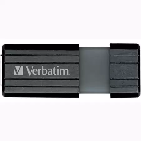 (49062) VERBATIM PENDRIVE STORE'N'GO PINSTRIPE 8GB HI-SPEED RETRÁCTIL USB 2.0 NEGRO