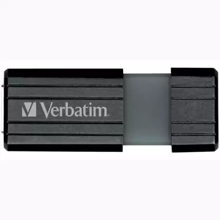 (49065) VERBATIM PENDRIVE STORE'N'GO PINSTRIPE 64GB HI-SPEED RETRÁCTIL USB 2.0 NEGRO