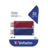 (49327) VERBATIM PENDRIVE SLIDER 32GB USB 2.0 -MULTIPACK 2U-