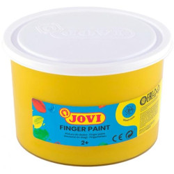 (56103) JOVI PINTURA DE DEDOS FINGER PAINT BOTE 500ML UNICOLOR AMARILLO