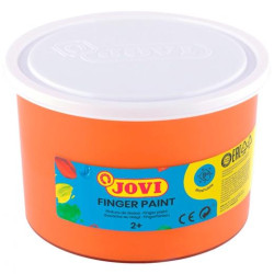 (56106) JOVI PINTURA DE DEDOS FINGER PAINT BOTE 500ML UNICOLOR NARANJA