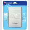 (53071) VERBATIM DISCO DURO EXTERNO STORE 'N' GO 1TB HDD 2.5" USB 3.0 SILVER