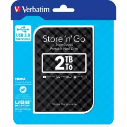 (53195) VERBATIM DISCO DURO PORTÁTIL STORE 'N' GO 2TB HDD 2.5" GEN 2