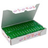 (7011) JOVI PLASTILINA SCHOOL PASTILLA 50GR VERDE OSCURO CAJA 30 UD