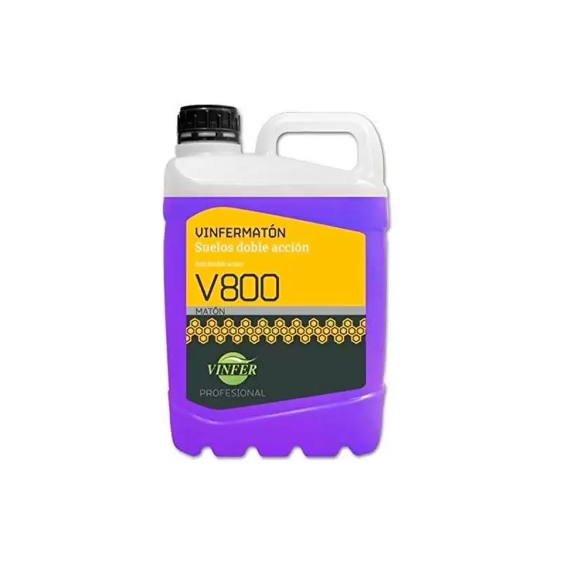 (I301G05005) VINFER INSECTICIDA MATÓN SUELOS V800 DOBLE ACCIÓN GARRAFA 5L