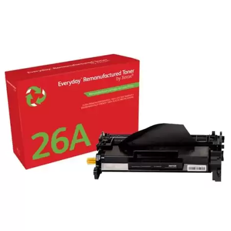 (006R03463) XEROX EVERYDAY REMANUFACTURED TONER NEGRO PARA HP LASERJET PRO M400 SERIES/M402D/DN/N - MFP M426DW/FDN/FDW - 26A ...