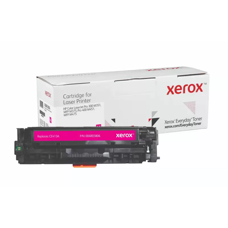 (006R03806) XEROX EVERYDAY TONER MAGENTA PARA LASERJET PRO 300/400 COLOR - M 351A - MFP M375 NW/M451DN/DW/NW - 305A - CE413A