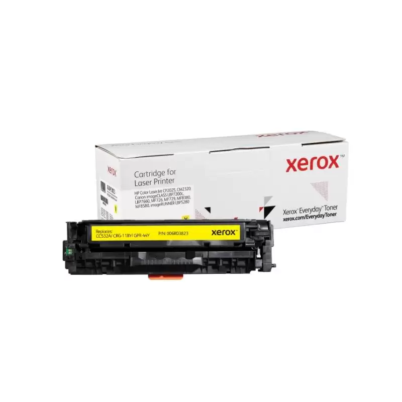 (006R03823) XEROX EVERYDAY TONER AMARILLO PARA COLOR LASERJET CP2025 (CC531A - CRG118C - CPR44Y)