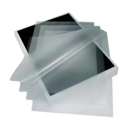 (0101CARAD/100R) YOSAN FUNDAS DE PLASTIFICAR 216X303 80 MICRAS A4 ADHESIVA CAJA 100 UD