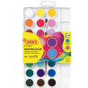 (800/24) JOVI ACUARELAS EN PASTILLAS 22MM CON PINCEL COLORES SURTIDOS ESTUCHE 24 UD