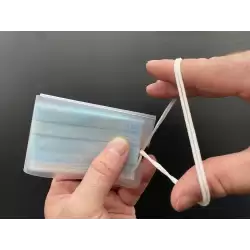 (S182UPORTAMASK/2) YOSAN PORTAMASCARILLA DE POLIPROPILENO TRANSLUCIDO PARA PROTECCION DE MASCARILLA QUIRURGICA/SANITARIA BLIS...