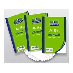 (1025/100-A4-G) ZORRILLA PAQUETE 100H PREMIER A4 90GR LISO PAPEL BLANCO EXTRA