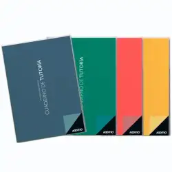 (P132) ADDITIO CUADERNO DE TUTORÍA A4 PARA SEGUIMIENTO DEL ALUMNADO PVC 64 PÁGINAS C/SURTIDOS