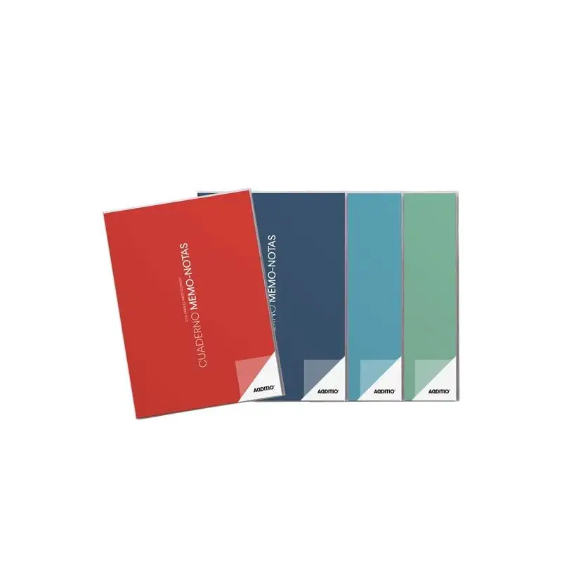 (P152) ADDITIO CUADERNO MEMO-NOTAS A4 PARA EL PROFESORADO PVC 128 PÁGINAS C/SURTIDOS