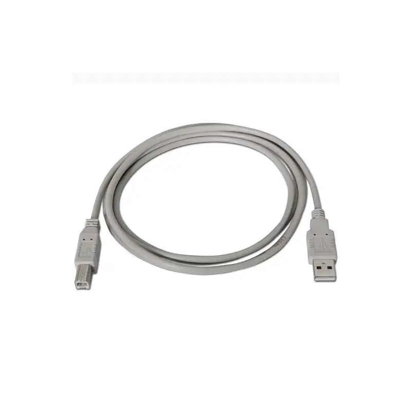 (A101-0003) AISENS CABLE USB 2.0 IMPRESORA TIPO A/M - B/M BEIGE 3