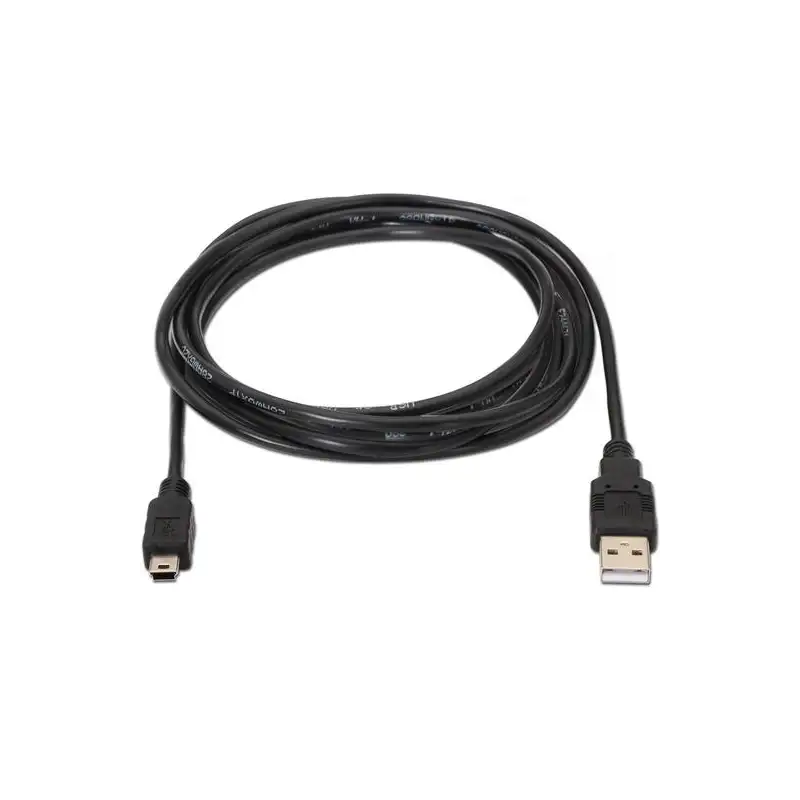 (A101-0024) AISENS CABLE USB 2.0 TIPO A/M - MINI B/M NEGRO 1