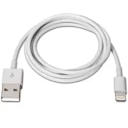 (A102-0035) AISENS CABLE LIGHTNING A USB 2.0 LIGHTNING/M - USB A/M BLANCO 1