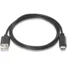 (A107-0051) AISENS CABLE USB 2.0 3A TIPO USB-C/M - A/M NEGRO 1