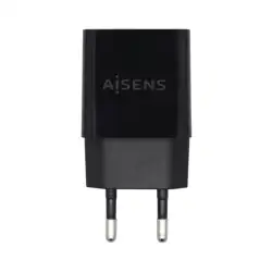 (A110-0527) AISENS CARGADOR USB 10W ALTA EFICIENCIA 5V/2A NEGRO