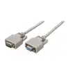 (A112-0065) AISENS CABLE SERIE RS232 DB9/M-DB9/H BEIGE 1