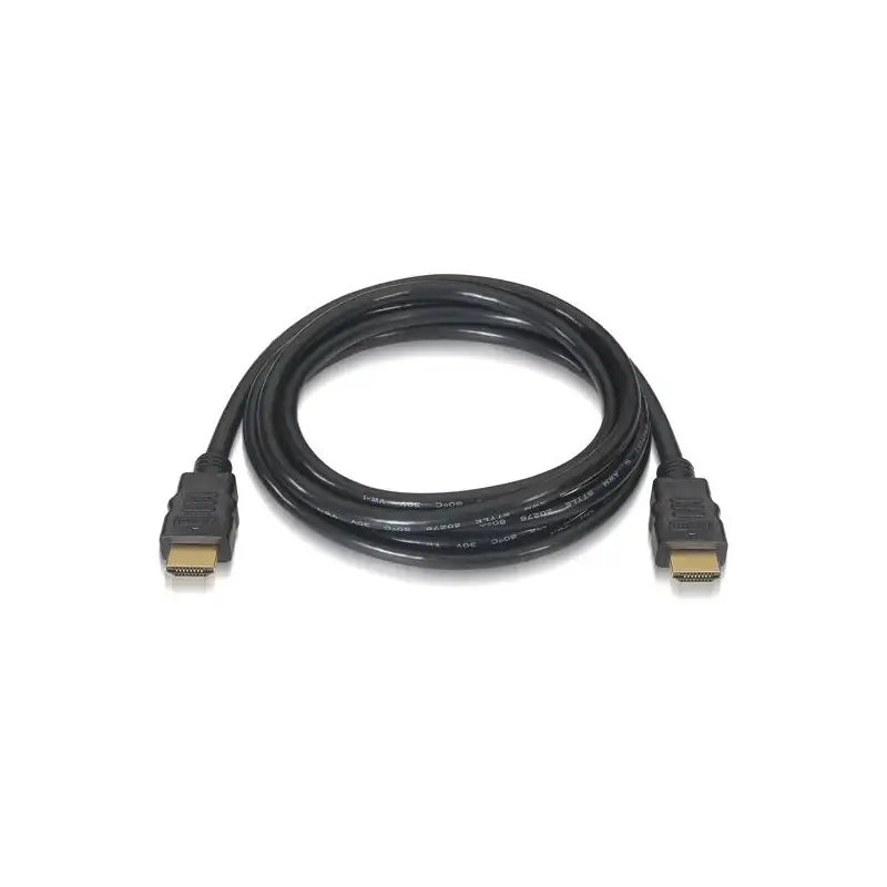 (A120-0372) AISENS CABLE HDMI V2.0 PREMIUM ALTA VELOCIDAD HEC 4K@60HZ 18GBPS A/M - A/M NEGRO 10M