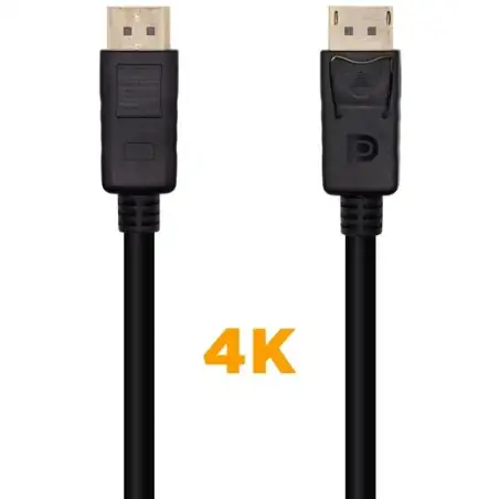 (A124-0129) AISENS CABLE DISPLAYPORT V1.2 4K@60HZ DP/M - DP/M NEGRO 2