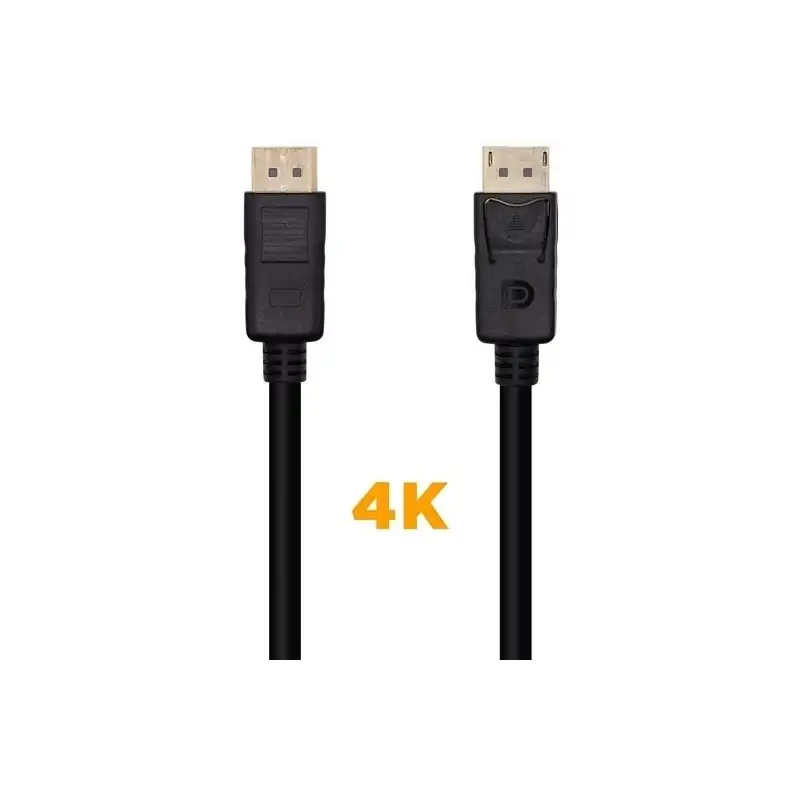 (A124-0549) AISENS CABLE DISPLAYPORT V1.2 4K@60HZ DP/M - DP/M NEGRO 1