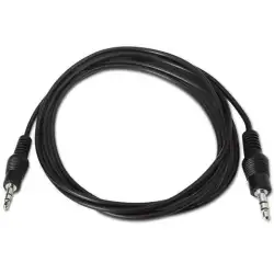 (A128-0142) AISENS CABLE AUDIO ESTÉREO JACK 3.5/M - JACK 3.5/M NEGRO 1
