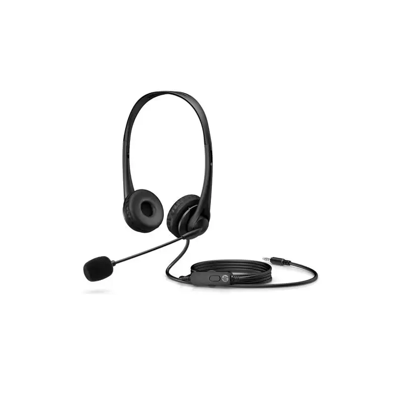 (428K7AA) HP AURICULARES G2 DIADEMA BINAURAL C/ MICRÓFONO JACK 3.5 MM NEGRO